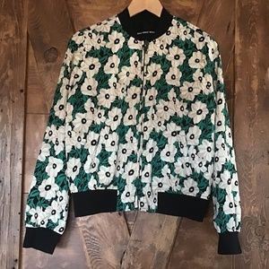Who What Wear Floral Bomber Jacket